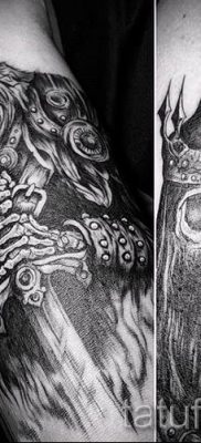 фото пример тату меч — картинка для статьи про значение татуировки 25