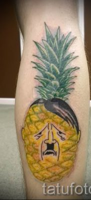 фото тату ананас для статьи про значение татуировки с ананасом — tatufoto.ru — 24