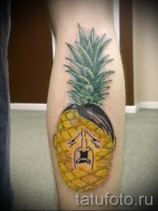 фото тату ананас для статьи про значение татуировки с ананасом - tatufoto.ru - 24