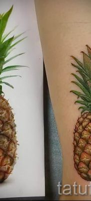фото тату ананас для статьи про значение татуировки с ананасом — tatufoto.ru — 25