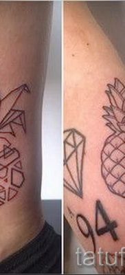 фото тату ананас для статьи про значение татуировки с ананасом — tatufoto.ru — 26