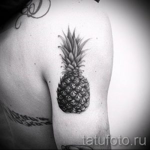 фото тату ананас для статьи про значение татуировки с ананасом - tatufoto.ru - 32