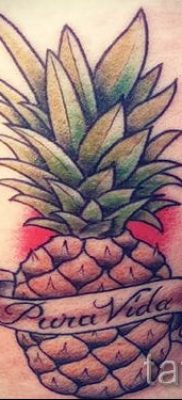 фото тату ананас для статьи про значение татуировки с ананасом — tatufoto.ru — 36
