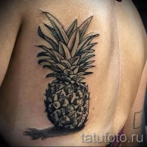 фото тату ананас для статьи про значение татуировки с ананасом - tatufoto.ru - 41