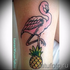фото тату ананас для статьи про значение татуировки с ананасом - tatufoto.ru - 51