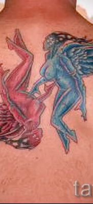фото тату ангел и демон для статьи про значение рисунка татуировки — tatufoto.ru — 12