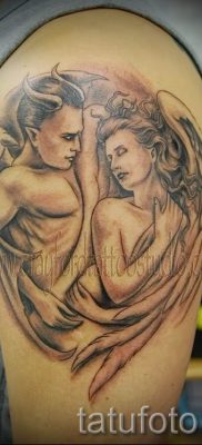 фото тату ангел и демон для статьи про значение рисунка татуировки — tatufoto.ru — 18