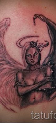 фото тату ангел и демон для статьи про значение рисунка татуировки — tatufoto.ru — 19