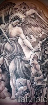 фото тату ангел и демон для статьи про значение рисунка татуировки — tatufoto.ru — 23