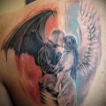 фото тату ангел и демон для статьи про значение рисунка татуировки - tatufoto.ru - 24