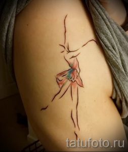 фото тату балерина для статьи про значение татуировки балерина - tatufoto.ru - 3