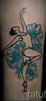 фото тату балерина для статьи про значение татуировки балерина — tatufoto.ru — 7