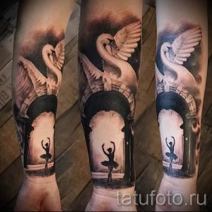 фото тату балерина для статьи про значение татуировки балерина - tatufoto.ru - 8