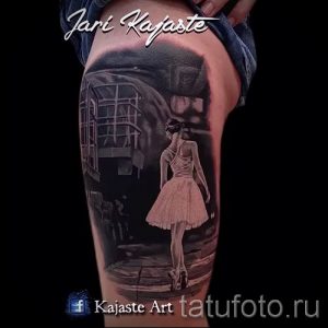 фото тату балерина для статьи про значение татуировки балерина - tatufoto.ru - 9