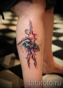 фото тату балерина для статьи про значение татуировки балерина - tatufoto.ru - 14