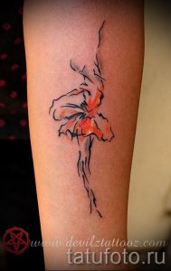 фото тату балерина для статьи про значение татуировки балерина - tatufoto.ru - 28