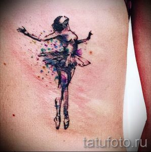 фото тату балерина для статьи про значение татуировки балерина - tatufoto.ru - 31