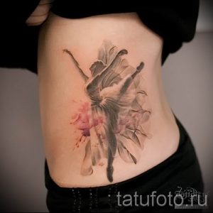 фото тату балерина для статьи про значение татуировки балерина - tatufoto.ru - 34