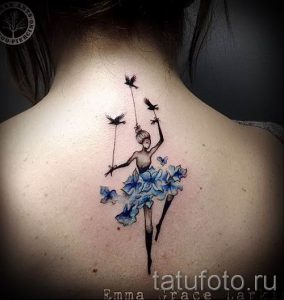 фото тату балерина для статьи про значение татуировки балерина - tatufoto.ru - 37