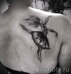 фото тату балерина для статьи про значение татуировки балерина - tatufoto.ru - 38