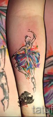 фото тату балерина для статьи про значение татуировки балерина — tatufoto.ru — 45