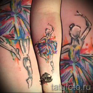 фото тату балерина для статьи про значение татуировки балерина - tatufoto.ru - 45