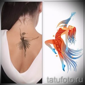 фото тату балерина для статьи про значение татуировки балерина - tatufoto.ru - 46