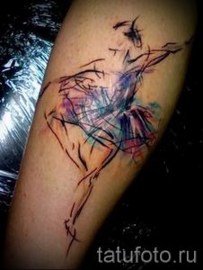 фото тату балерина для статьи про значение татуировки балерина - tatufoto.ru - 49