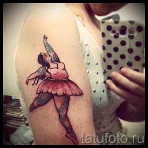 фото тату балерина для статьи про значение татуировки балерина - tatufoto.ru - 50