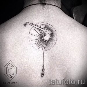 фото тату балерина для статьи про значение татуировки балерина - tatufoto.ru - 52
