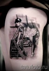 фото тату балерина для статьи про значение татуировки балерина - tatufoto.ru - 54
