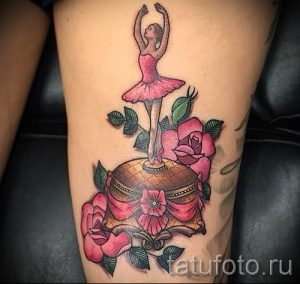 фото тату балерина для статьи про значение татуировки балерина - tatufoto.ru - 57