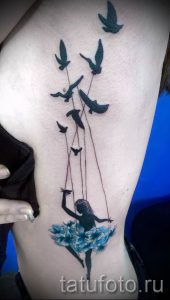 фото тату балерина для статьи про значение татуировки балерина - tatufoto.ru - 60