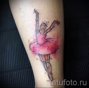 фото тату балерина для статьи про значение татуировки балерина - tatufoto.ru - 66