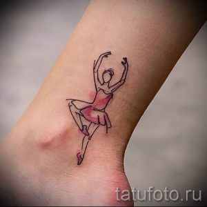 фото тату балерина для статьи про значение татуировки балерина - tatufoto.ru - 70