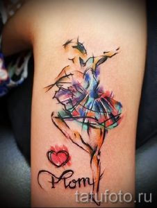 фото тату балерина для статьи про значение татуировки балерина - tatufoto.ru - 78