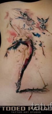 фото тату балерина для статьи про значение татуировки балерина — tatufoto.ru — 80