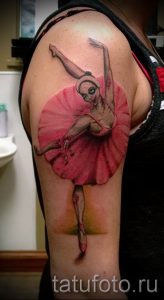 фото тату балерина для статьи про значение татуировки балерина - tatufoto.ru - 83