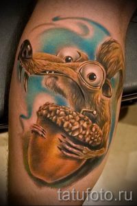 фото тату белка для статьи про значение татуировки с белкой - tatufoto.ru - 19