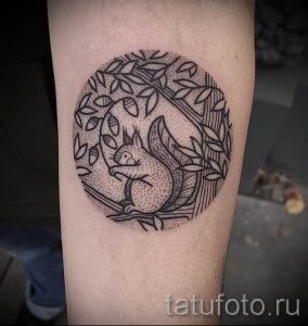 фото тату белка для статьи про значение татуировки с белкой - tatufoto.ru - 23