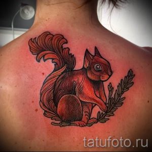 фото тату белка для статьи про значение татуировки с белкой - tatufoto.ru - 40