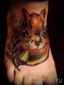 фото тату белка для статьи про значение татуировки с белкой - tatufoto.ru - 41