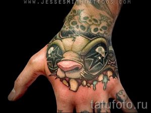 фото тату белка для статьи про значение татуировки с белкой - tatufoto.ru - 61