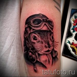 фото тату белка для статьи про значение татуировки с белкой - tatufoto.ru - 66