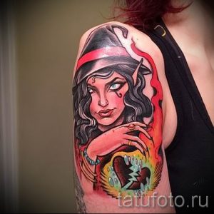 фото тату ведьма для статьи про значение татуировки ведьма - tatufoto.ru - 1