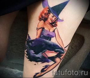 фото тату ведьма для статьи про значение татуировки ведьма - tatufoto.ru - 18