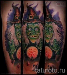 фото тату ведьма для статьи про значение татуировки ведьма - tatufoto.ru - 26