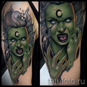 фото тату ведьма для статьи про значение татуировки ведьма - tatufoto.ru - 27