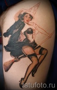 фото тату ведьма для статьи про значение татуировки ведьма - tatufoto.ru - 37