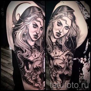 фото тату ведьма для статьи про значение татуировки ведьма - tatufoto.ru - 49